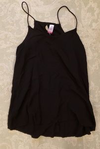 Black spaghetti strap top